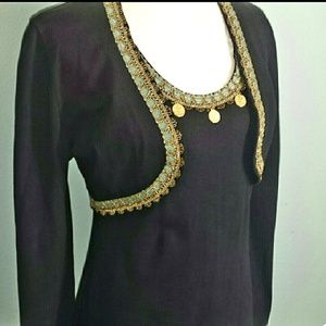 🎉HOST PICK🎉Vintage 80's Cassidy Dress & Bolero M